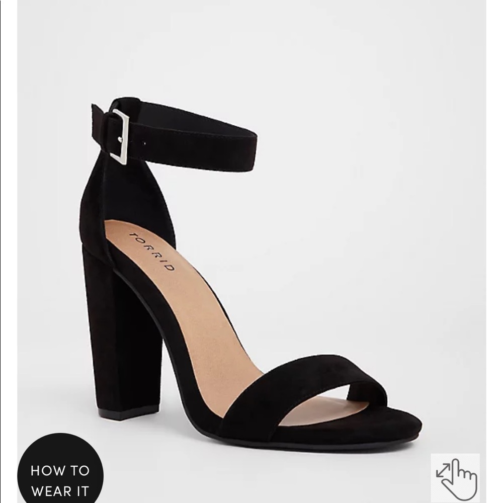 Torrid Two Strap Tapered Heel